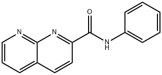 1,8-Naphthyridine-2-carboxamide,N-phenyl-(9CI) Structure