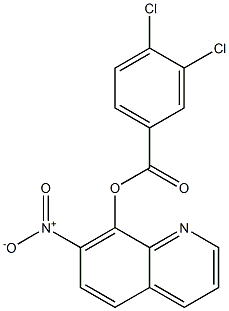 7-Nitro-8-quinolyl=3,4-dichlorobenzoate,29007-10-1,结构式