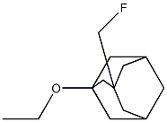 Tricyclo[3.3.1.13,7]decane, 1-ethoxy-3-(fluoromethyl)- (9CI) Structure