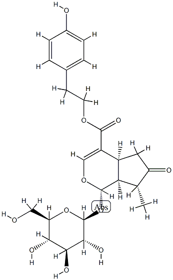 丁香苦苷, 29118-80-7, 结构式