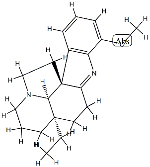 1,2-Didehydro-17-methoxyaspidospermidine Struktur
