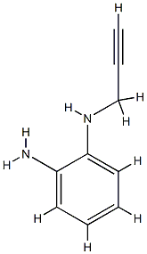 1,2-Benzenediamine,N-2-propynyl-(9CI) 化学構造式