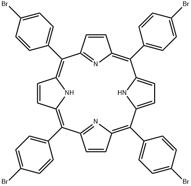 meso-Tetra (p-bromophenyl) porphine Structure