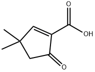 1-Cyclopentene-1-carboxylicacid,3,3-dimethyl-5-oxo-(9CI) 结构式