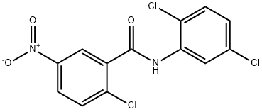 2-chloro-N-(2,5-dichlorophenyl)-5-nitrobenzamide Structure