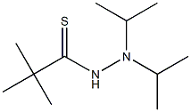 2,2-Dimethylthiopropionic acid N',N'-diisopropyl hydrazide Structure