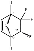 7-Oxabicyclo[2.2.1]hept-2-ene,5,5,6-trifluoro-,(1R,4S,6R)-rel-(9CI) 化学構造式