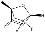7-Oxabicyclo[2.2.1]hept-2-ene,5,5,6-trifluoro-1-methyl-,(1R,4S,6S)-rel-(9CI) 结构式
