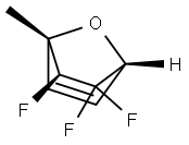 7-Oxabicyclo[2.2.1]hept-2-ene,5,5,6-trifluoro-1-methyl-,(1R,4S,6R)-rel-(9CI) 结构式