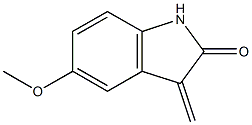 2H-Indol-2-one,1,3-dihydro-5-methoxy-3-methylene-(9CI) Structure