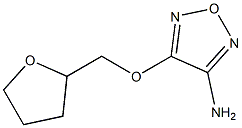 1,2,5-Oxadiazol-3-amine,4-[(tetrahydro-2-furanyl)methoxy]-(9CI) Structure