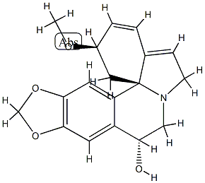 1,2,6,7-테트라데히드로-3β-메톡시-15,16-(메틸렌디옥시)에리트리난-11α-올