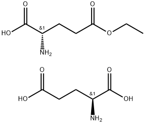 POLY(GLU, GLU-OET) 化学構造式
