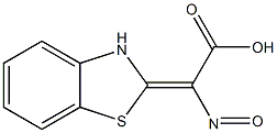 2-Benzothiazoleglyoxylicacid,alpha-oxime,(E)-(8CI) 化学構造式