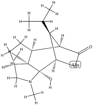 10-ヒドロキシデンドロバン-12-オン 化学構造式