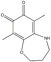 1,5-Benzoxazepine-7,8-dione,2,3,4,5-tetrahydro-6,9-dimethyl-(8CI) Structure