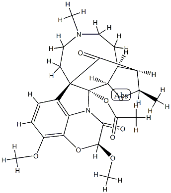 11-Methoxydichotine (neutral)2-acetate,29474-86-0,结构式