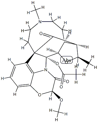 Dichotine (neutral)acetate 结构式
