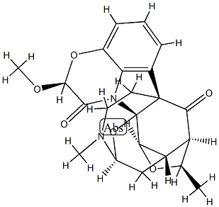 Dichotine, 2-deoxy-2,21-epoxy-, (21alpha)-,29474-91-7,结构式