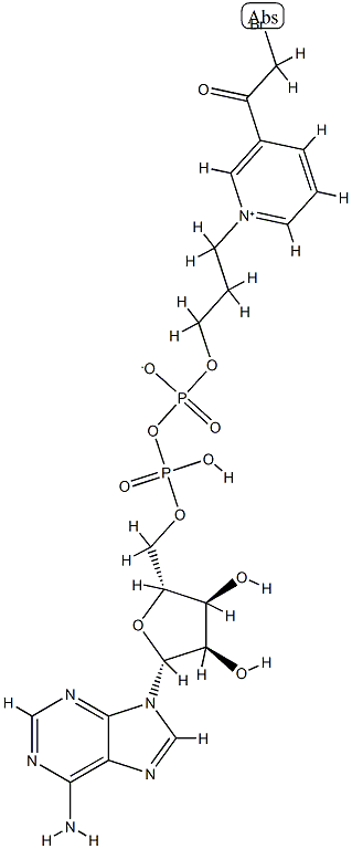 3-((3-bromoacetylpyridinio)propyl)adenosine pyrophosphate|