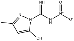 1H-Pyrazole-1-carboximidamide,5-hydroxy-3-methyl-N-nitro-(9CI) Structure