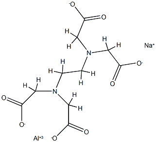 AluMinate(1-), [[N,N'-1,2-ethanediylbis[N-(carboxyMethyl)glycinato]](4-)-N,N',O,O',ON,ON']-, sodiuM, (OC-6-21)- (9CI) 结构式