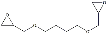 2,2'-[1,4-butanediylbis(oxymethylene)]bis-oxiran homopolymer Struktur