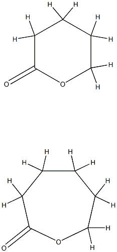 Poly(epsilon-caprolactone-delta-valerolactone) Struktur