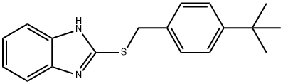 2-[(4-tert-butylbenzyl)sulfanyl]-1H-benzimidazole Structure