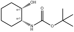 Carbamic acid, [(1R,2S)-2-hydroxycyclohexyl]-, 1,1-dimethylethyl ester, rel- Structure