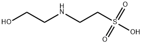 N-(2-Hydroxyethylamino)-ethanesulfonic acid Structure