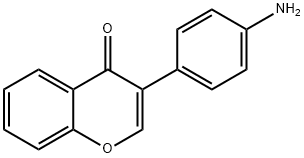 4H-1-Benzopyran-4-one,3-(4-aminophenyl)-(9CI),297163-64-5,结构式