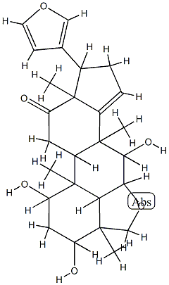 (17α)-21,23-Epoxy-4β,5α,5',6β-tetrahydro-1α,3α,7α-trihydroxy-4β,8-dimethyl-24-norchol-5-eno[6,5,4-bc]furan-14,20,22-trien-12-one|