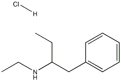 N,α-DiethylphenethylaMine Hydrochloride, 29805-52-5, 结构式