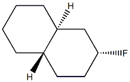 Naphthalene, 2-fluorodecahydro-, (2R,4aS,8aS)-rel- (9CI) Structure