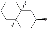 Naphthalene, 2-fluorodecahydro-, (2R,4aS,8aR)-rel- (9CI) Struktur