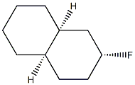 Naphthalene, 2-fluorodecahydro-, (2R,4aR,8aS)-rel- (9CI) Struktur