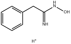 Acetamidoxime,  2-phenyl-,  conjugate  diacid  (8CI) 结构式