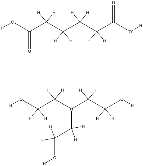 adipic acid, compound with 2,2',2''-nitrilotriethanol 结构式