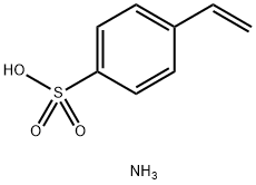 4-乙烯苯磺酸铵盐均聚物,29965-34-2,结构式