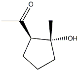 Ethanone, 1-[(1R,2R)-2-hydroxy-2-methylcyclopentyl]-, rel- (9CI) 化学構造式