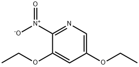 Pyridine,3,5-diethoxy-2-nitro-(9CI) 结构式