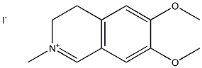 Isoquinolinium,3,4-dihydro-6,7-dimethoxy-2-methyl-, iodide (1:1) 化学構造式