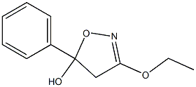 5-Isoxazolol,3-ethoxy-4,5-dihydro-5-phenyl-(9CI) Structure
