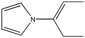 1H-Pyrrole,1-(1-ethyl-1-propenyl)-(9CI),300660-46-2,结构式