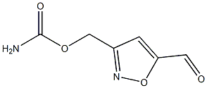 5-Isoxazolecarboxaldehyde,3-[[(aminocarbonyl)oxy]methyl]-(9CI) 结构式