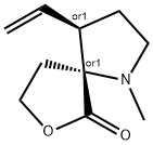 7-Oxa-1-azaspiro[4.4]nonan-6-one,4-ethenyl-1-methyl-,(4R,5R)-rel-(9CI) Structure