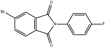 5-bromo-2-(4-fluorophenyl)-1H-isoindole-1,3(2H)-dione,301207-21-6,结构式