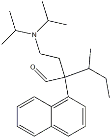 30121-11-0 α-[2-[Bis(isopropyl)amino]ethyl]-α-(sec-butyl)-1-naphthaleneacetaldehyde