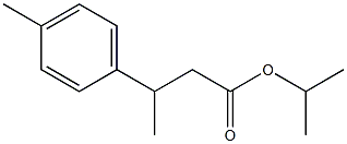 Benzenepropanoic acid, -ba-,4-dimethyl-, 1-methylethyl ester (9CI) 结构式